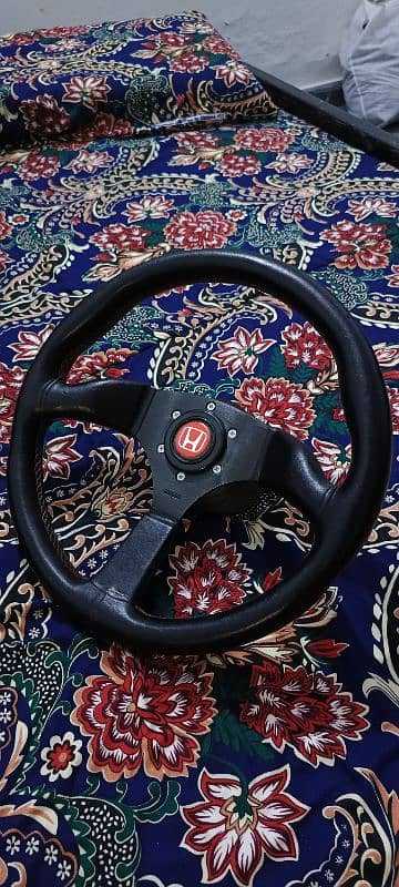 Honda Momo Steering Wheel with Original Hub (Made in Japan) 3