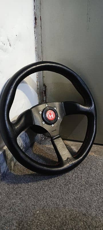 Honda Momo Steering Wheel with Original Hub (Made in Japan) 6