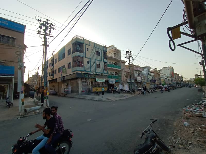 120 Yards 1ST Floor For RENT On Main Road For Office Use In North Karachi 5c4, 60,000 Rent 16