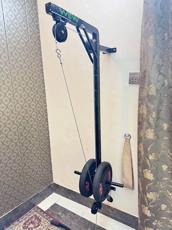 Wall Mounted Upper and Lower Cable Pull up Machine 6