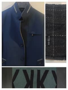 Men's Woolen Jacket with free Sweater & Muffler. .