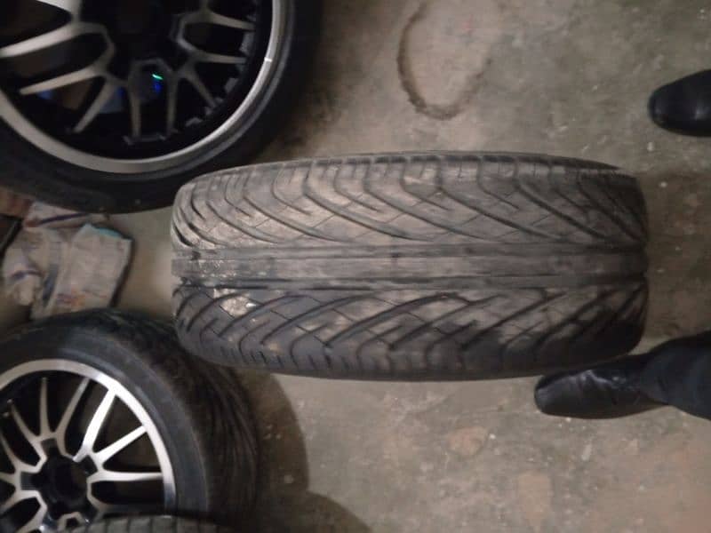 Almost Brand new Alloyrims with Tyres Staggered 17". . urgent sale 1