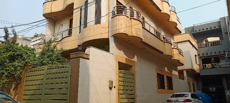 8 Marla completely double story cornor house available for urgent sale . 1