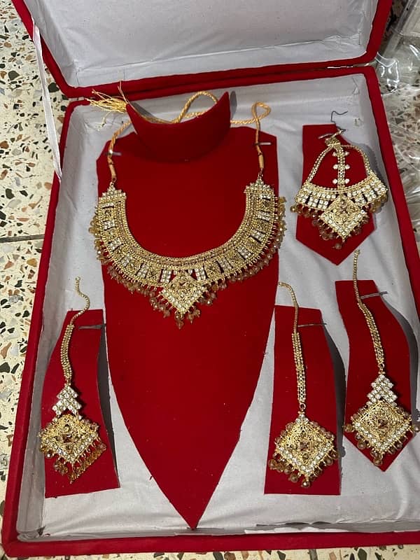 Bridal Jewellery Set used only 1 time 1