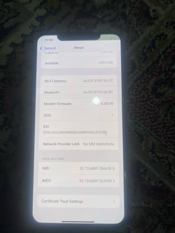 iphone Xs max pta approved 4