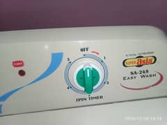 super Asia washing machine twin tub model number SA-245 easy wash