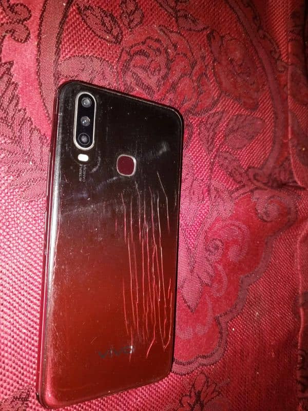 vivo y 17 red colour do back cover three piece 6