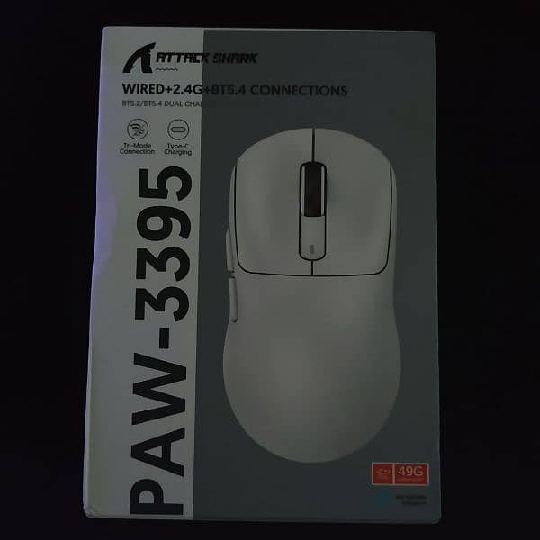 Attackshark x3 light weight wireless gaming mouse 3