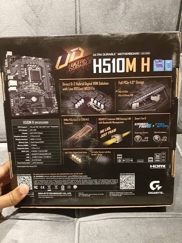 Gigabyte H510M H motherboard 1