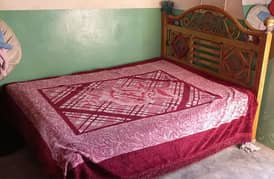 Whole/Complete Double Bed are for sale along with Mattress