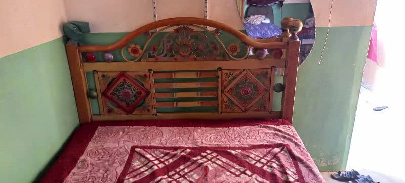 Whole/Complete Double Bed are for sale along with Mattress 2