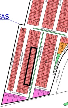 NORTH TOWN RESIDENCY PHASE 1 OVERSEAS BLOCK 120sq Yard 50FEET ROAD FACE Plot