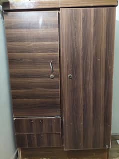 wooden almari 2 door