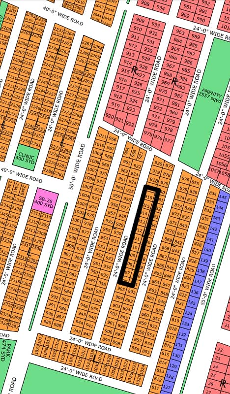 NORTH TOWN RESIDENCY PHASE 1 GOLD BLOCK 80 Sq Yd West Open Plot 0