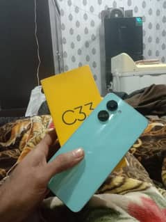 realme c33 10/10 4+1 64 box sat pta approved