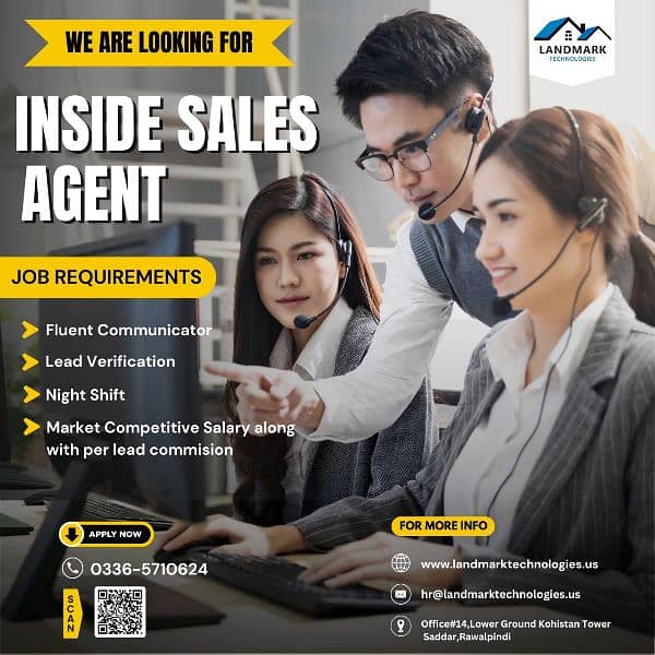 Hiring Inside Sales Agent 0