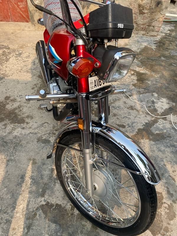 Honda 125 2024 Model Brand New All Punjab Number 9