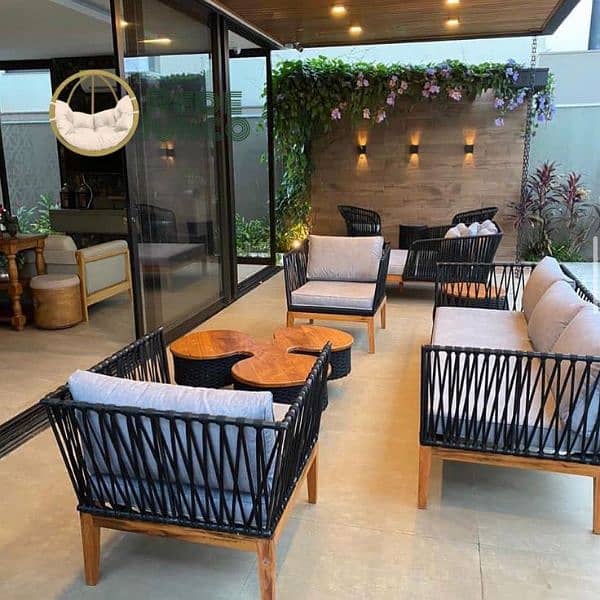 Garden chairs/rattan sofa sets/dining tables/UPVC outdoor furniture 8