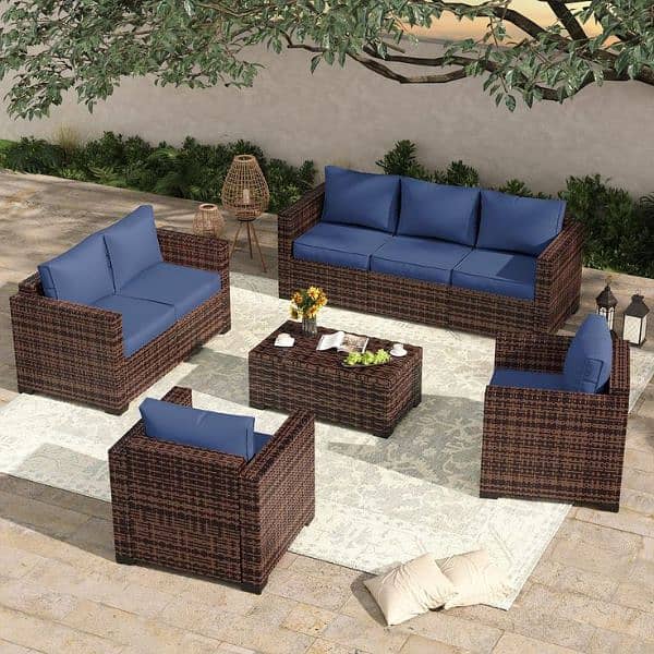 Garden chairs/rattan sofa sets/dining tables/UPVC outdoor furniture 14