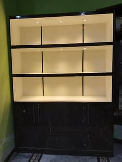 Large Wall Cupboard With LED Lights