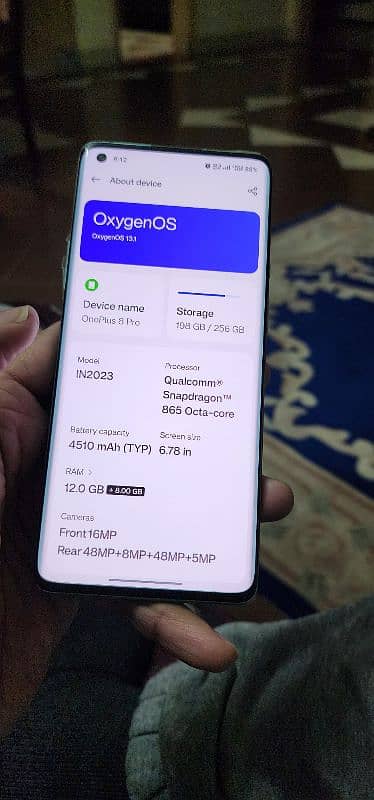 OnePlus 8pro 12/256gb global duel sim pta aproved with complete box 1