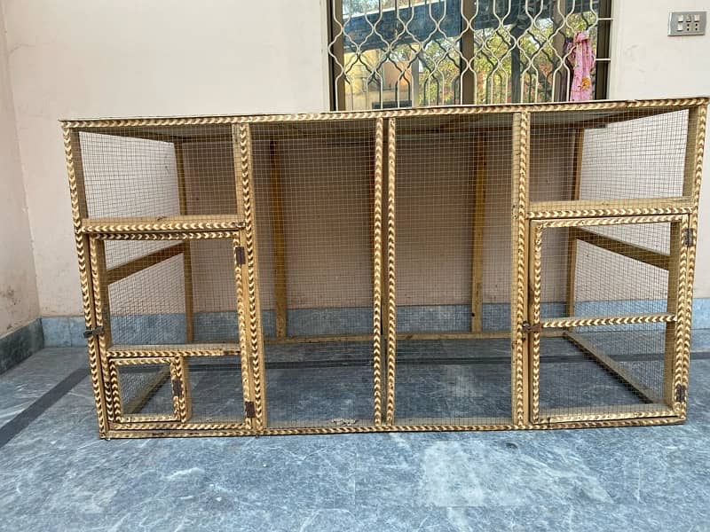 wooden cage for all kinds of birds 0