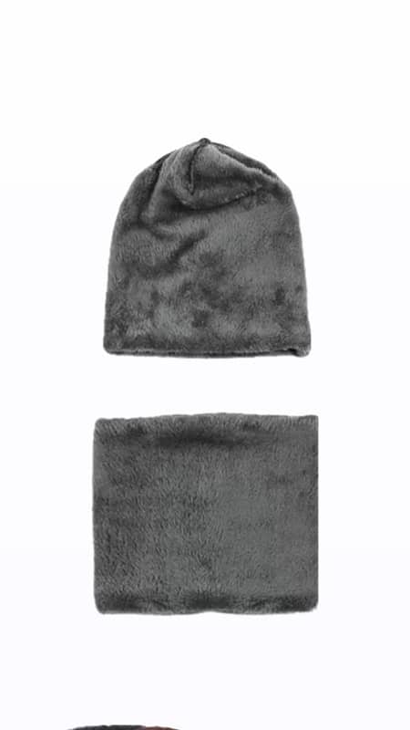 1pcs Wool Beanie And Neck Warmer 2