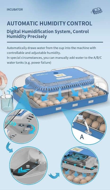 Wonegg 70 eggs High Quality Incubator 7