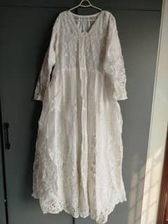 Long maxi white