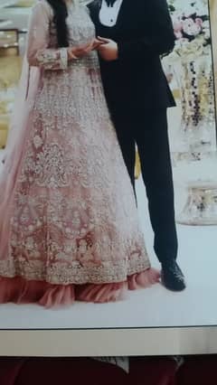 walima dress || bridal maxi with dopatta