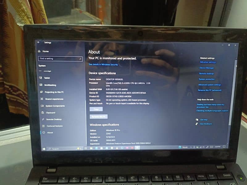 LENOVO THINKPAD X270 8GB i5, 6GEN 0