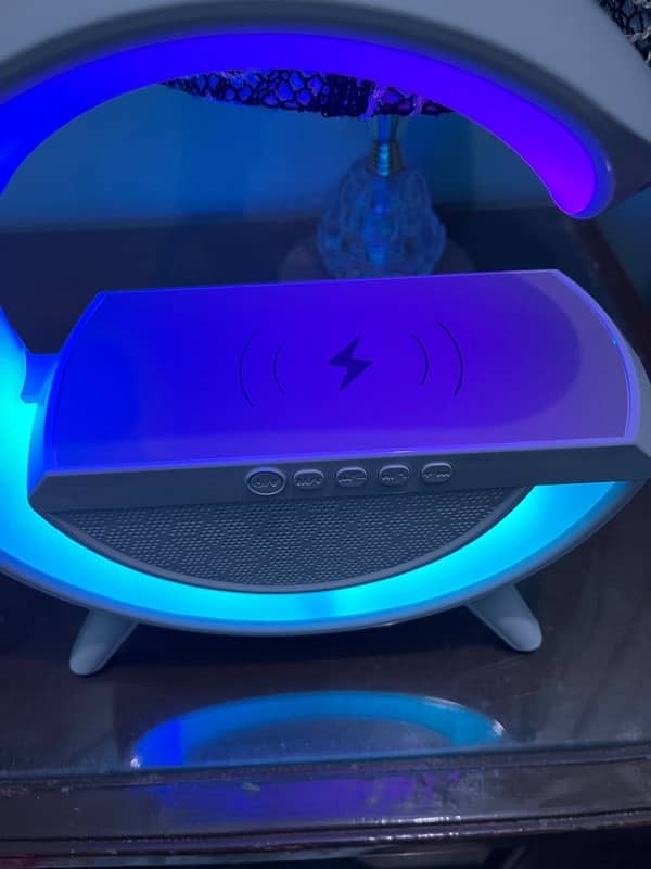 Bt 2301 Led Wireless Charging Speaker 2