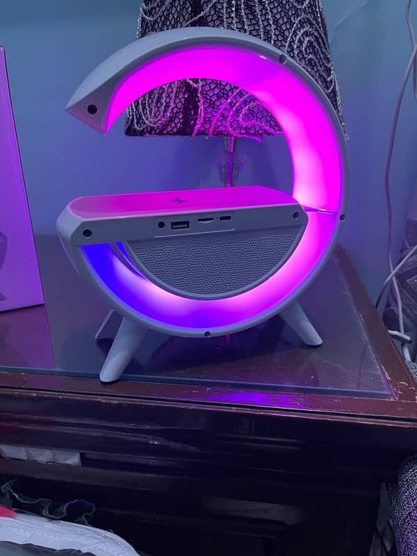 Bt 2301 Led Wireless Charging Speaker 3