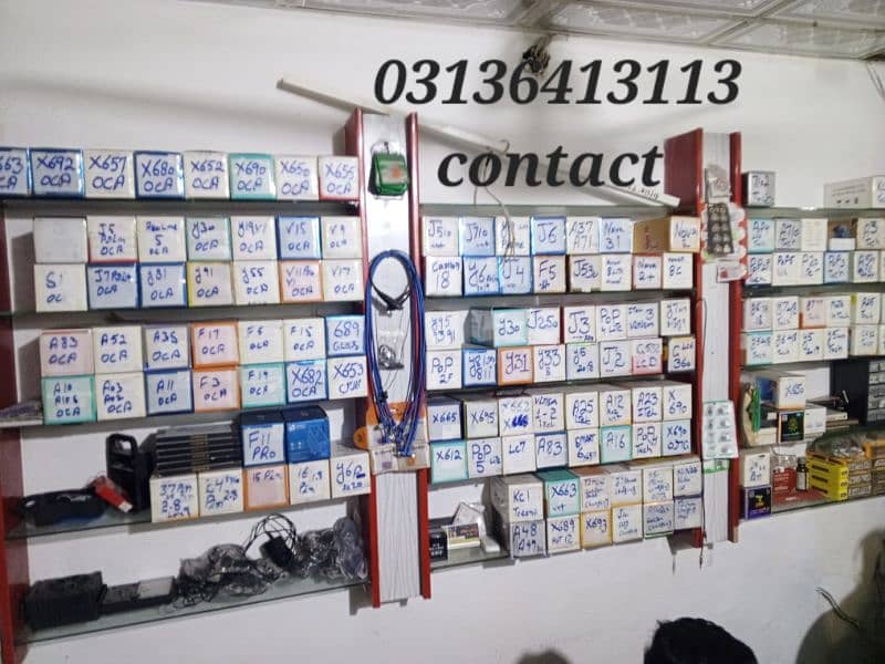 mobile shop ka galas wala counter Aur galas sehlf frame emergency sale 6