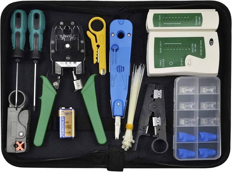 Professional Network Tool Set, Network Cable Tester kit 0