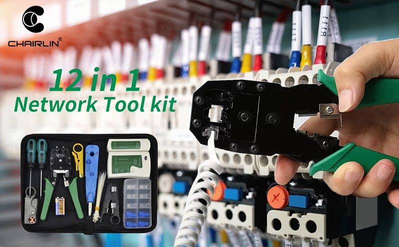 Professional Network Tool Set, Network Cable Tester kit 6