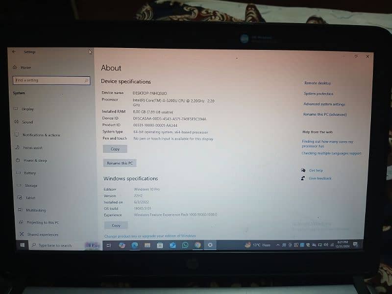 HP Probook Core i5 5th generation 0