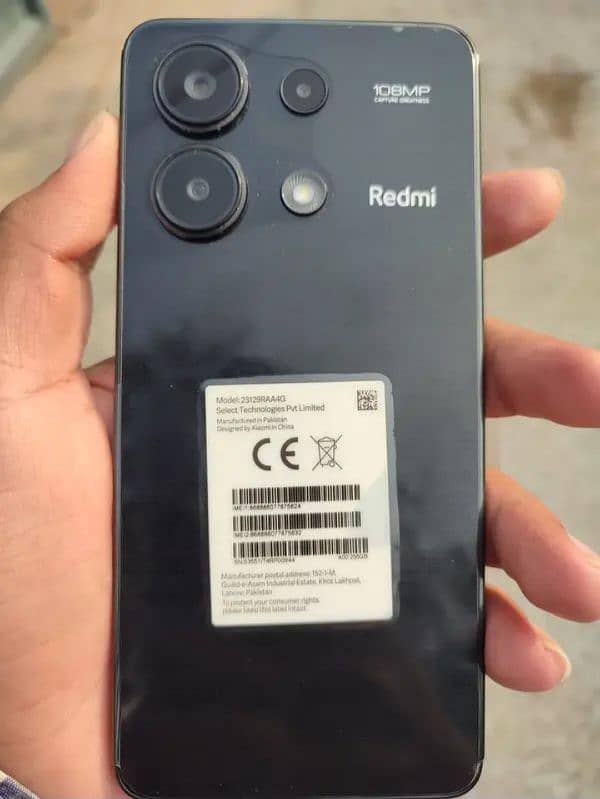 Redmi Note 13 = 8.256 gb 1