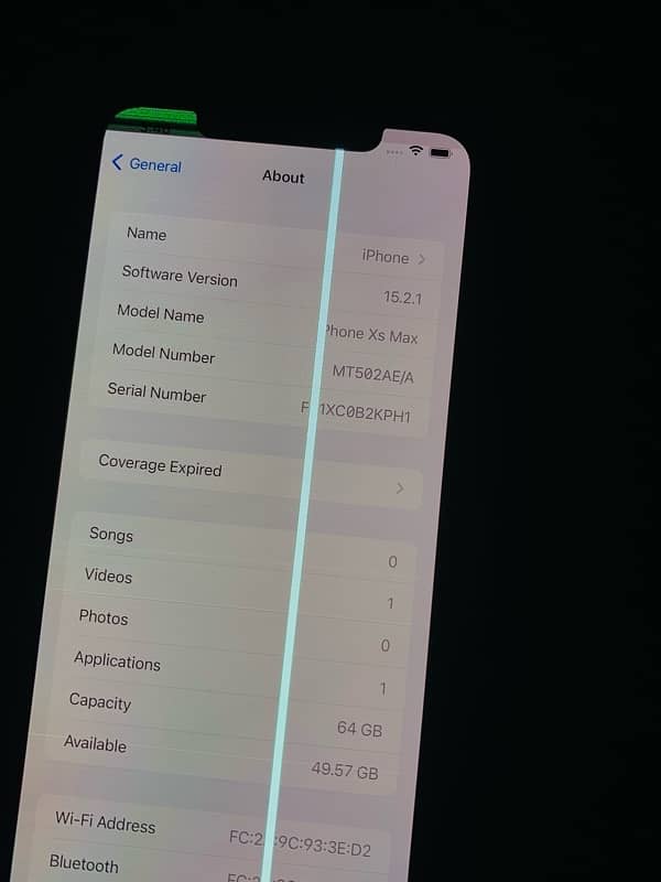 iphone xsmax 64 gb pta approved Fu  face id okay 5