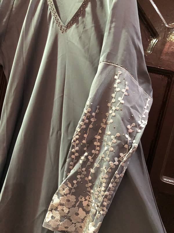 New grey abaya Saudia 3