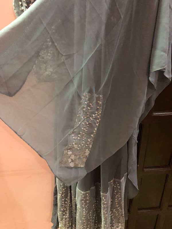 New grey abaya Saudia 5