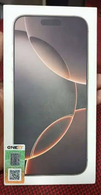 Iphone 16 pro max 256 gb Box pack Pta approved 0