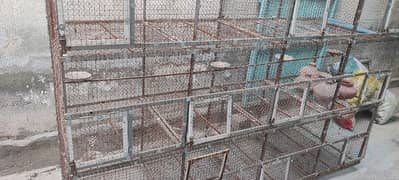 12 boxes large cage for sale price 65k (03475774431)