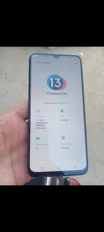 vivo y 51s 8/128 with box end cargar 0