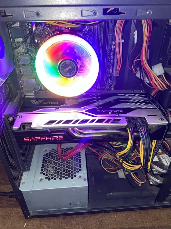 i7 4th gen 3.6GHz with RX 580 sapphire nitro pulse 4