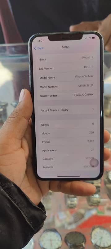 iphone XS MAX 512GB with box 9