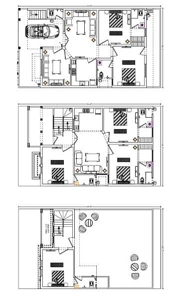 2d Autocad interior details 1