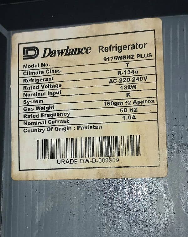 Dawlance Refrigerator for Sale 12