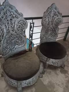 ottoman chairs pair for sale