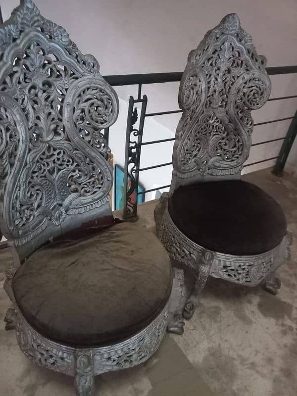 ottoman chairs pair for sale 0